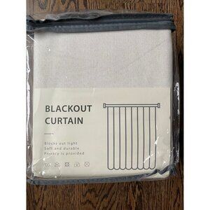 Blackout Curtains 50 x 108, Cream, 2 Panels